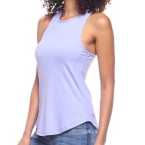 Lilac Racer Back Tank Top